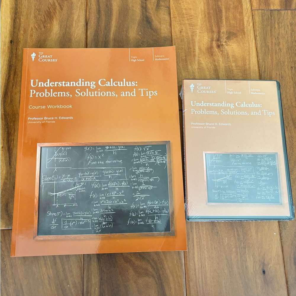 NWT. Understanding Calculus: Problems, Solutions, and Tips -workbook and DVD set